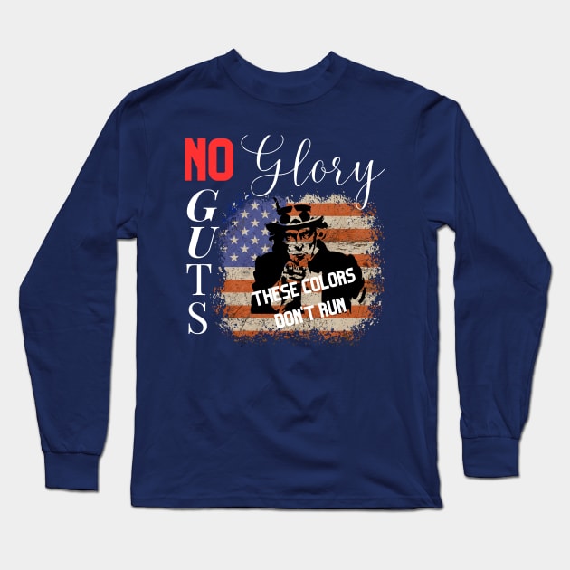 No guts no glory Long Sleeve T-Shirt by Larger Territory